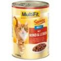 MultiFit Adult Sauce Rind & Leber 24x400 g