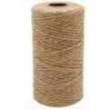 2 mm x 100 Meter Natürliche Sisal Hanf Seil Heavy Duty Dicke Schnur für Katzenkratzer Post Baum, Garten, Bindung, Kunsthandwerk Verpackungsmaterial