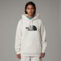 Kapuzensweatshirt THE NORTH FACE "W DREW PEAK PULLOVER HOODIE", Damen, Gr. XXL, weiß (weiß dune), Sweatware, Obermaterial: 80% Baumwolle, 20% Polyester, sportlich, Langarm Rippbündchen, Sweatshirts