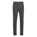 Chinohose SOLID "Chinohose SDJim", Herren, Gr. 33, Länge 34, grau (dunkelgrau), Obermaterial: 98% Baumwolle CO. 2% Elasthan EL., casual, regular fit normal, Hosen