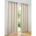 Vorhang HEINE HOME Gr. 1, beige, B:140cm H:145cm, Polyester, Gardinen