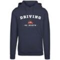 Kapuzenpullover F4NT4STIC "Driving Home Weihnachten", Damen, Gr. M, blau (navy), Obermaterial: 65% Baumwolle, 35% Polyester, casual, relaxed fit, Pullover, Weihnachten, Geschenk, Logo