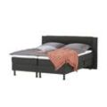 Motor-Boxspringbett Synda ¦ grau ¦ Maße (cm): B: 180 H: 107