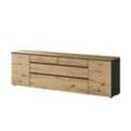 Sideboard Light Line 6 ¦ holzfarben ¦ Maße (cm): B: 211 H: 67 T: 40