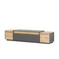 TV Lowboard Light Line 10 ¦ grau ¦ Maße (cm): B: 223 H: 50 T: 50