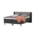 Motor-Boxspringbett Synda ¦ grau ¦ Maße (cm): B: 220 H: 107