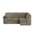 Polstermöbel Oelsa Ecksofa Luna ¦ braun ¦ Maße (cm): B: 224 H: 91 T: 160.0