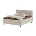 Wohnwert Boxspringbett Dormian Boro ¦ grau ¦ Maße (cm): B: 180 H: 112