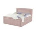 Jette Home Boxspringbett Jette Frame ¦ rosa/pink ¦ Maße (cm): B: 164 H: 129