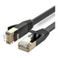 Cat 7 Ethernet-Kabel, 30 m, flaches Netzwerkkabel, RJ45-Kabel, Hochgeschwindigkeits-LAN-Gigabit-Ethernet-Kabel, 10 Gbit/s, Patchkabel, 2000 MHz,