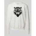 Sweatshirt mit Motiv-Print