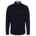 Gant Hemd Herren Slim Fit Baumwolle, marine