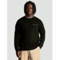 Lyle & Scott Sweatshirt Herren Baumwolle, schwarz