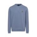 Lyle & Scott Sweatshirt Herren Baumwolle, royal