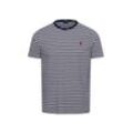 Polo Ralph Lauren T-Shirt Herren Baumwolle gestreift, ecru