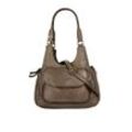 Samantha Look Umhängetasche Damen Leder, taupe