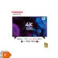 Tornado LINUX Smart TV 55 Zoll 4K Ultra HD, Rahmenlos, mit integriertem Receiver