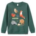 Kinder Sweatshirt mit Waldtiere-Print