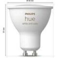 PHILIPS Hue White & Col. Amb. GU10 2x400lm Doppelpack 2200 - 6500