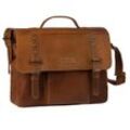 Persen Verlag Schoolmaster highclass Messenger - saddle brown