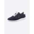 Sneaker CASUAL LOOKS, Damen, Gr. 36, blau (marine), Veloursleder, sportlich, Schuhe