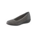 Ballerina CLASSIC, Damen, Gr. 37, grau (anthrazit), Nubukleder, feminin, Schuhe