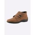 Stiefelette CLASSIC, Damen, Gr. 36, braun (camel), Veloursleder, Glattleder, Rindsleder, Basic, Schuhe