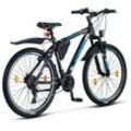 Licorne Bike Effect Premium Mountainbike in 26, 27,5 und 29 Zoll - Fahrrad für Jungen, Mädchen, Herren und Damen - Shimano 21 Gang-Schaltung - Herrenrad