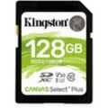 Canvas Select Plus sd 128GB sdhc Speicher (100 MB/s, Class 10, U3, V30) (SDS2/128GB) - Kingston