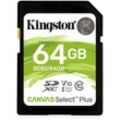 Canvas Select Plus sd 64GB sdhc Speicher (100 MB/s, Class 10, u 1, V10) (SDS2/64GB) - Kingston