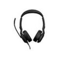 Jabra Evolve2 50 UC Stereo - Headset - On-Ear - kabelgebunden - aktive RauschunterdrÃ¼ckung - USB-C