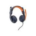 Logitech Zone Learn On-Ear Wired Headset for Learners, USB-A - KopfhÃ¶rer mit Mikrofon - On-Ear - Ersatz - kabelgebunden - USB-C