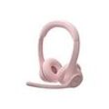 Logitech Zone 300 - Headset - On-Ear - Bluetooth - kabellos - rosÃ©