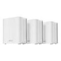 ASUS ZenWiFi BD4 - WLAN-System - (3 Router) - bis zu 604 mÂ² - Netz 1GbE, Wi-Fi 7, 2.5GbE, 5GbE - Wi-Fi 7