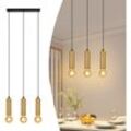 Gbly - Pendelleuchte Gold 3 Flammig Hängelampe - Hängeleuchte Esstisch E27 Esszimmerlampe Industrial Metall Küchenlampe Hängend wohnzimmerlampe