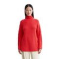 Strickpullover MARC O'POLO "aus Organic Cotton" Gr. M, rot, Damen, Obermaterial: 100% Baumwolle, unifarben, Pullover