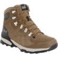 Wanderschuh JACK WOLFSKIN "REFUGIO TEXAPORE MID W" Gr. 37,5, orange (braun, apricot), Veloursleder, Textil, Synthetik, Schuhe, wasserdicht