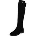 Stiefel REMONTE, Damen, Gr. 36, Normalschaft, schwarz, Leder, Textil, klassisch, Schuhe Reiterstiefel Overknee-Stiefel Reißverschlussstiefel, mit Tex-Ausstattung