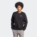 Sweatshirt ADIDAS ORIGINALS "ESSENTIAL CREW" Gr. S, schwarz, Herren, Obermaterial: 70% Baumwolle, 30% Polyester, clean, Sweatshirts