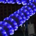 Deactive) led Lichterschlauch Außenbereich Lichtschlauch Lichterkette Lichternetz blau-30m-Ohne Fernsteuerung