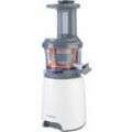 KENWOOD Slow Juicer "Slow Juicer JMP 600 WH", grau (weiß, grau), B:15cm H:41,6cm T:17cm, Entsafter, 1,3 l Tresterbehälter