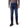 Straight-Jeans "Rando Dicke Nähte", Herren, Gr. 32, Länge 34, blau (blau, schwarz used whisker), Denim/Jeans, Obermaterial: 99% Baumwolle, 1% Elasthan, PIONEER AUTHENTIC JEANS, casual, Jeans