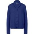 Strickjacke Peter Hahn blau