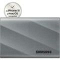 SAMSUNG T9 PC/Mac Festplatte, 1 TB SSD, extern, Grau