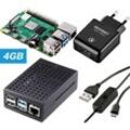 TRU COMPONENTS Pure Set Raspberry Pi® 5 B 2 GB 4 x 2.4 GHz inkl. Netzteil, inkl. Gehäuse