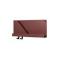 Muuto - Folded Shelves 51 x 22 cm, deep red