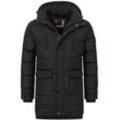 Alessandro Salvarini Winterjacke Herren, schwarz