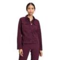 Jackenblazer BETTY BARCLAY "Betty Barclay Blazer-Jacke langarm", Damen, Gr. 44, lila (schwarz aubergine), Obermaterial: 97% Baumwolle, 3% Elasthan., casual, sehr schmal normal, Langarm, Blazer, Form