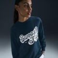 Nike Swoosh Fly Dri-FIT Basketball-Sweatshirt im Oversize-Look aus French Terry (Damen) - Blau