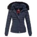 Navahoo Winterjacke Damen, blau